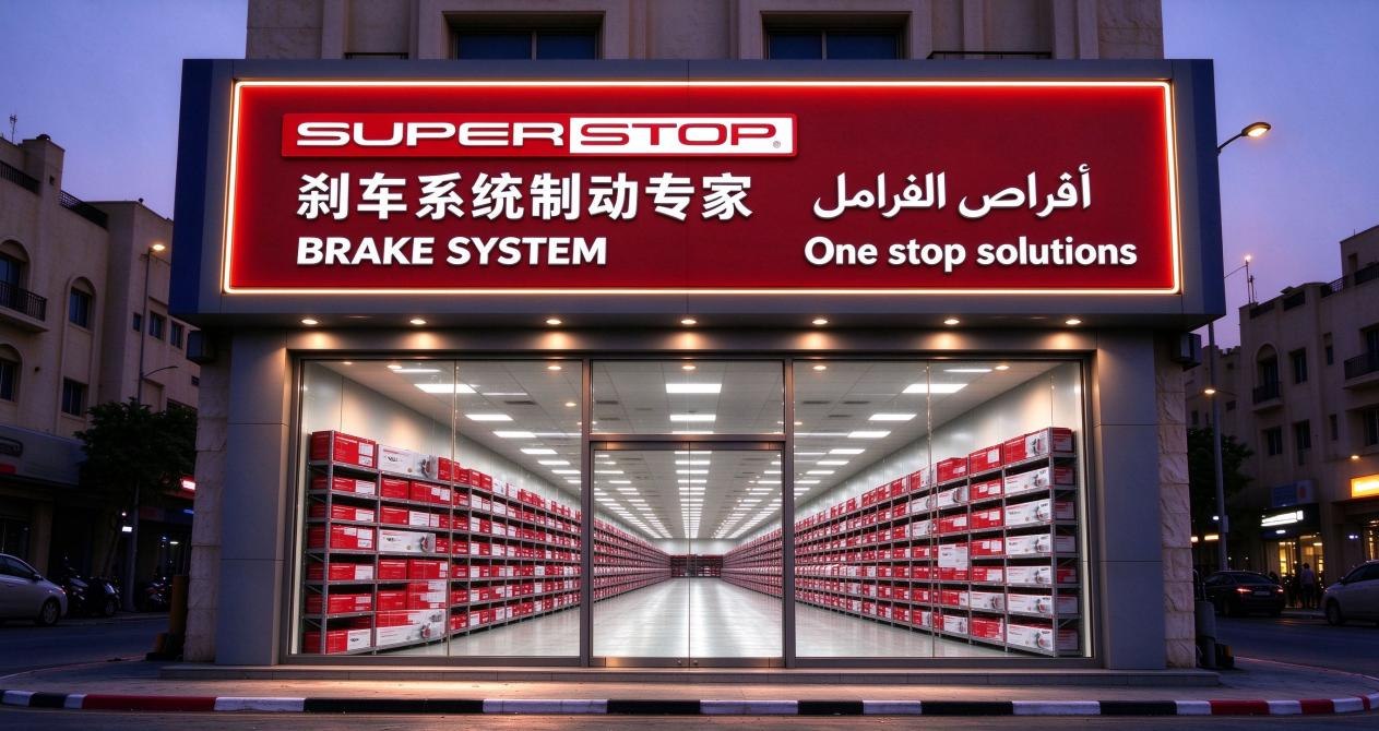 Super Stop brake system store of the Iraqi distributor